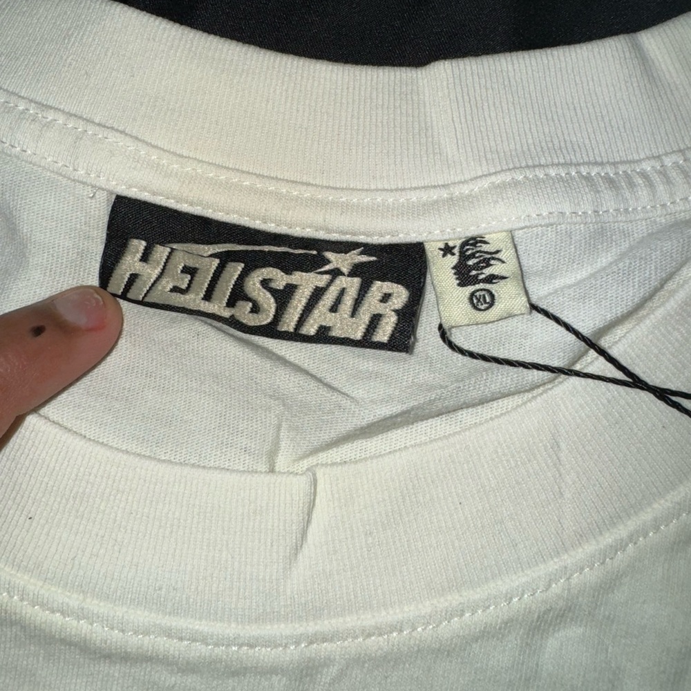 Black and White Graphic Hellstar Tee - Picture 6 of 8